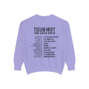 Taylor Swift Eras Tour Blue Crewneck Sweatshirt