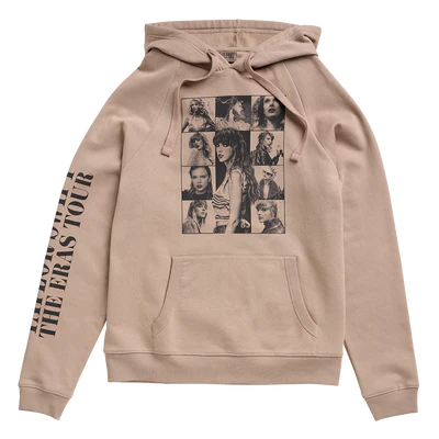 Taylor Swift The Eras Tour Taupe Hoodie